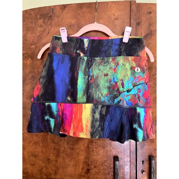 Vibrant Multicolor Mini Skirt - Picture 9 of 9
